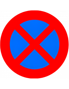 Señal Trafico | R-307 Prohibición de Parada y Estacionamiento