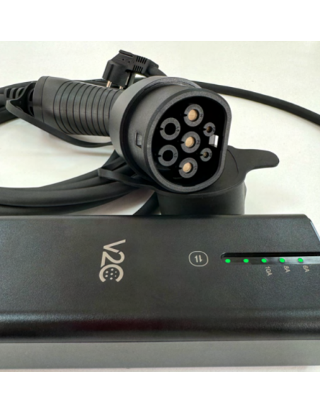 V2C | Cable carga portátil modo 2 tipo 2